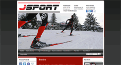 Desktop Screenshot of jsport.fi